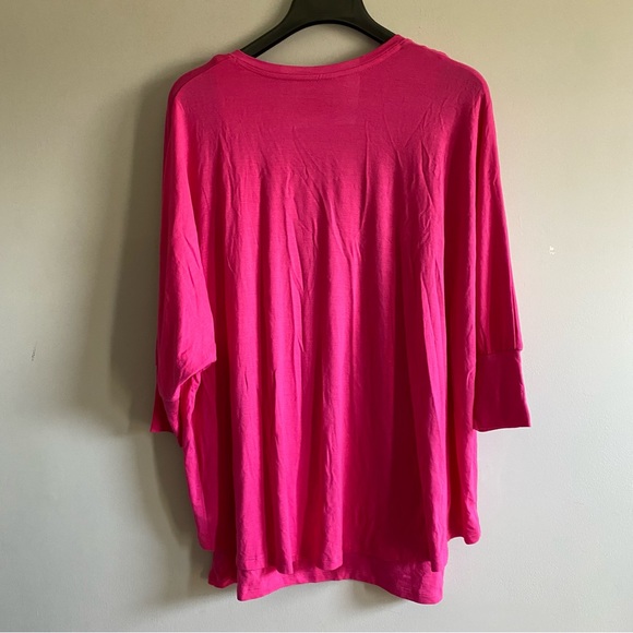 Soft Surroundings Petites Indeevar Tunic in fuschia purple size petite medium - Picture 4 of 7